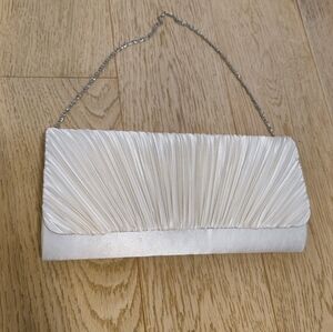 Elegant White Clutch Bag